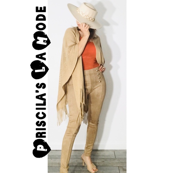 Fashion beige hat one size